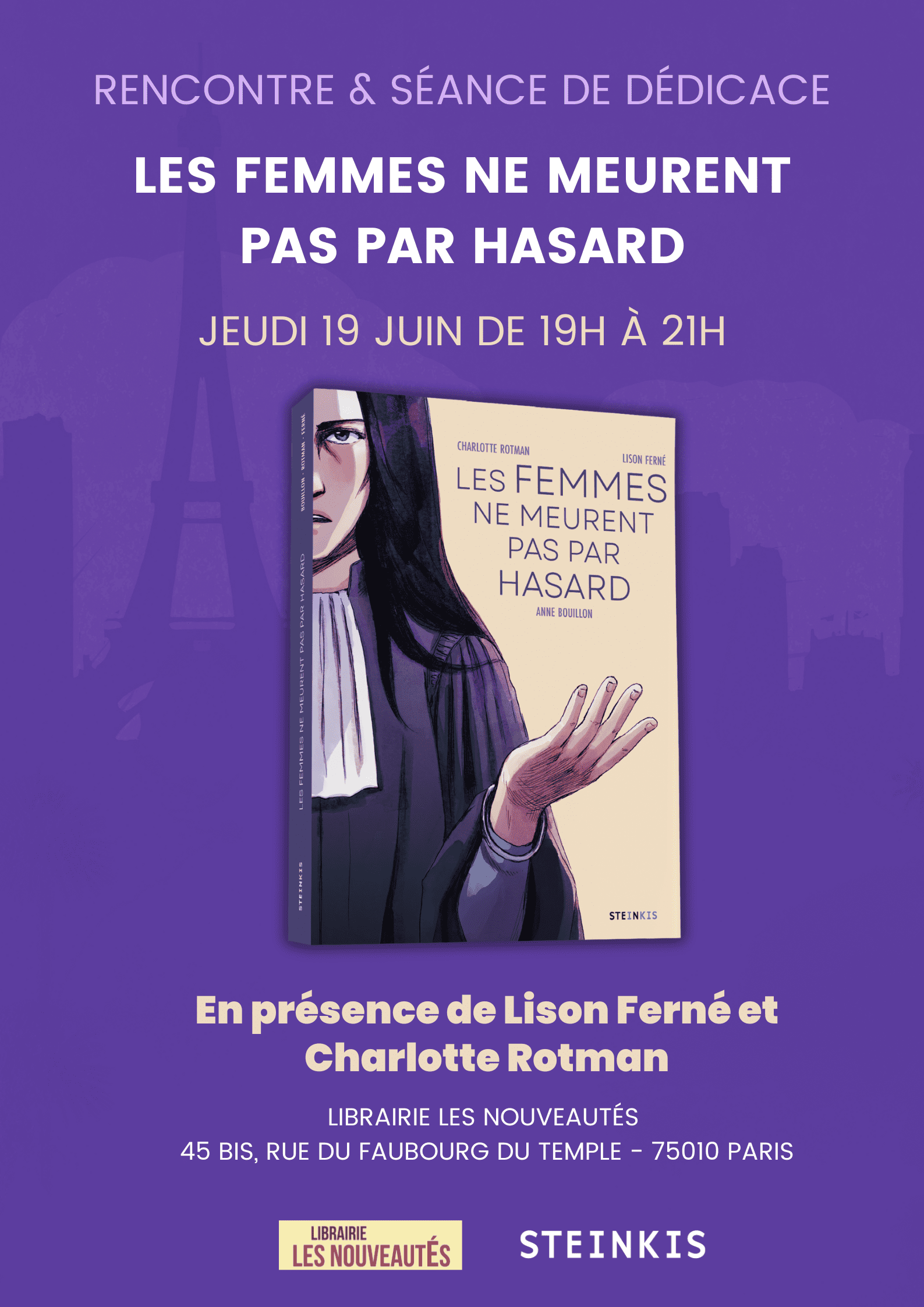 Présentation & Dédicace des Femmes ne meurent pas par hasard