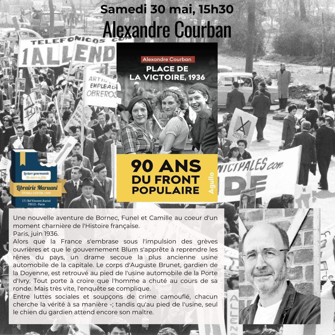 Rencontre avec Alexandre Courban "La place de la victoire 1936"