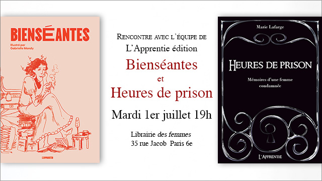 Visuel événement Rencontre avec les éditions L'Apprentie