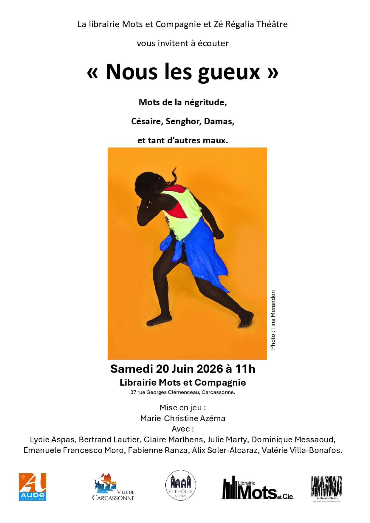 RDV Littérature : Lecture par la Compagnie Zé Régalia Théâtre