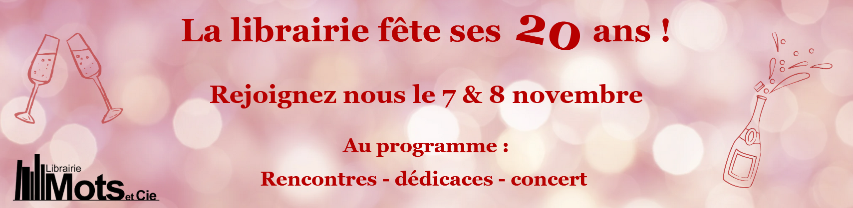 La librairie fête ses 20 ans