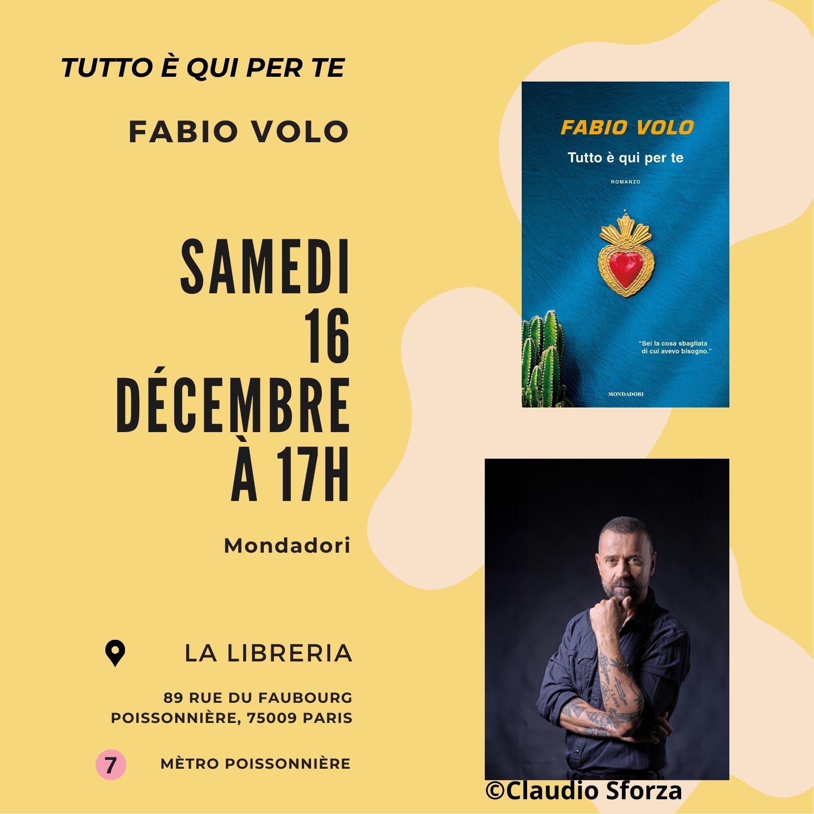 La Libreria - Fabio Volo à Paris pour