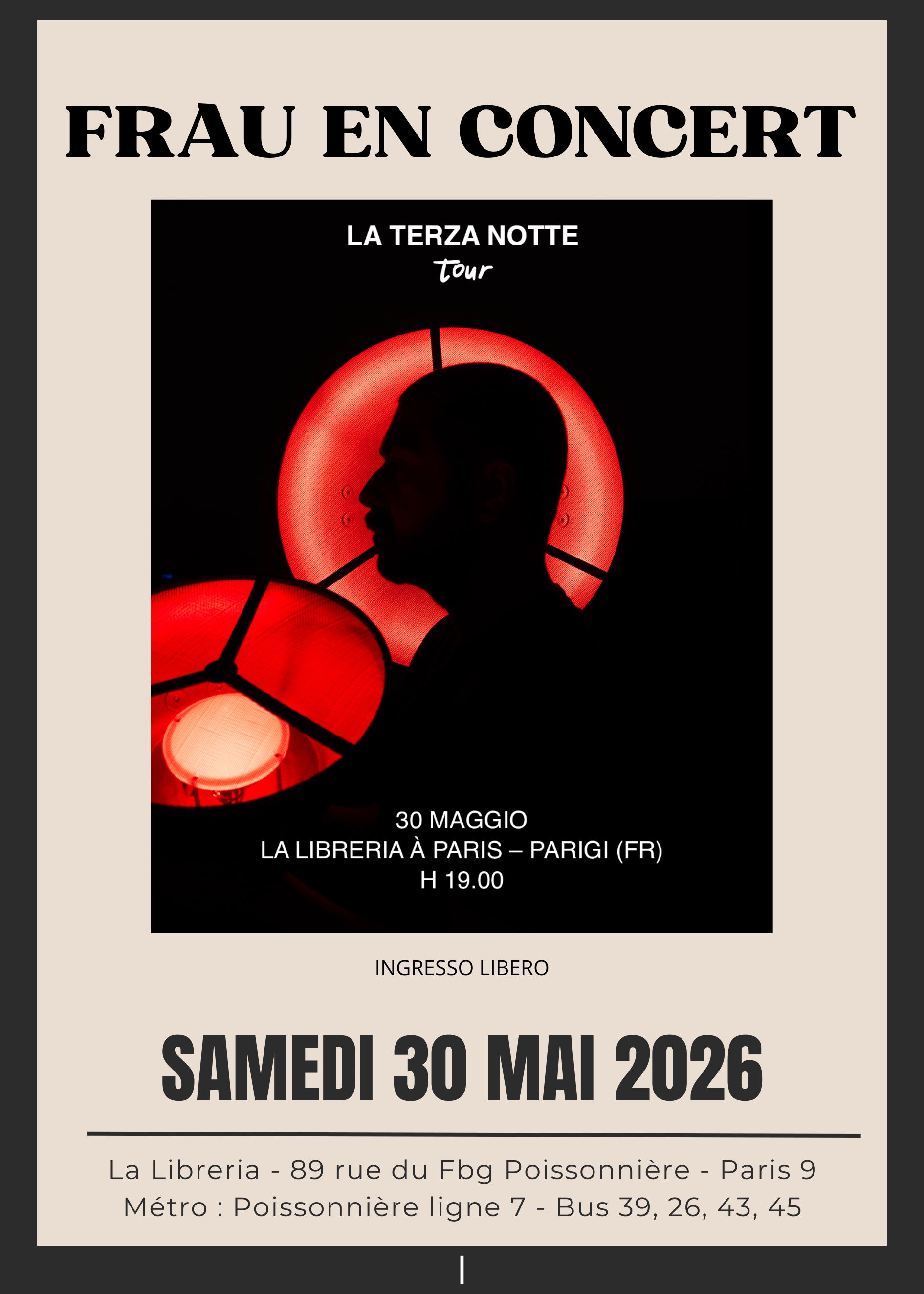 Concert de Frau à La Libreria