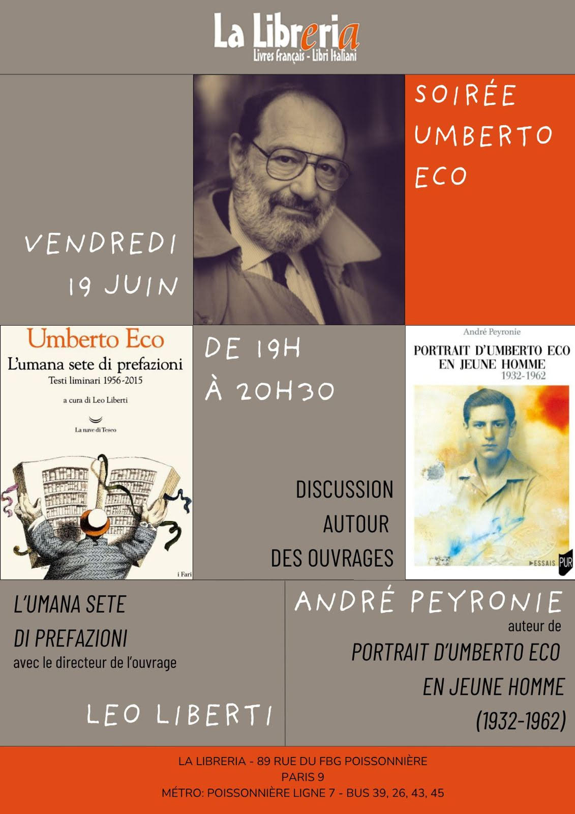 Soirée Umberto Eco