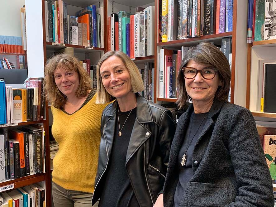 Cécile, Laure et Anne, les libraires de Nouvelles Impressions, Dinard