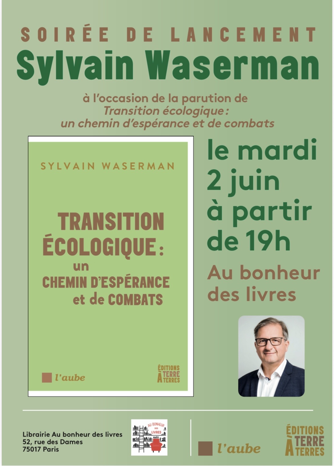 Soirée de lancement Sylvain WASERMAN
