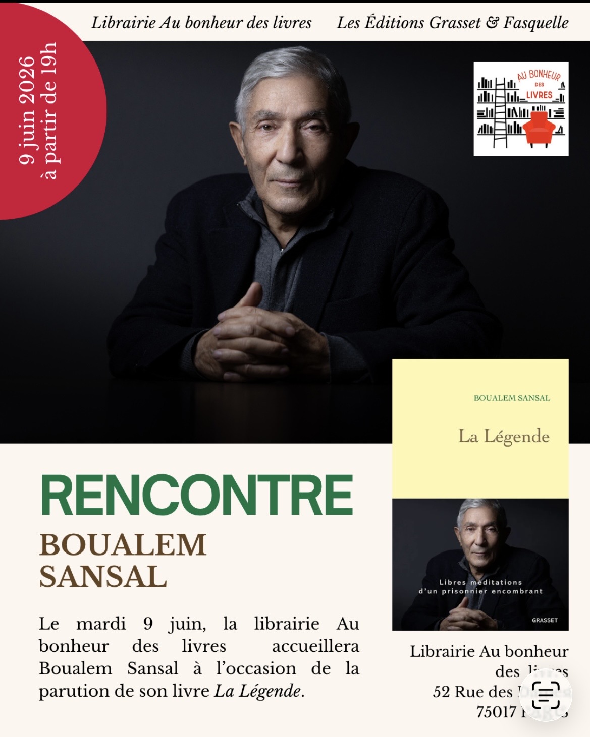 Rencontre avec Boualem Sansal