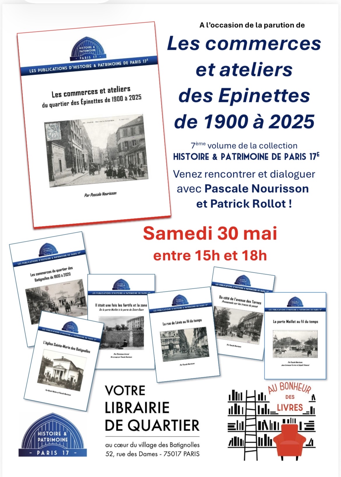 Les commerces et ateliers des Epinettes de 1920 à 2025