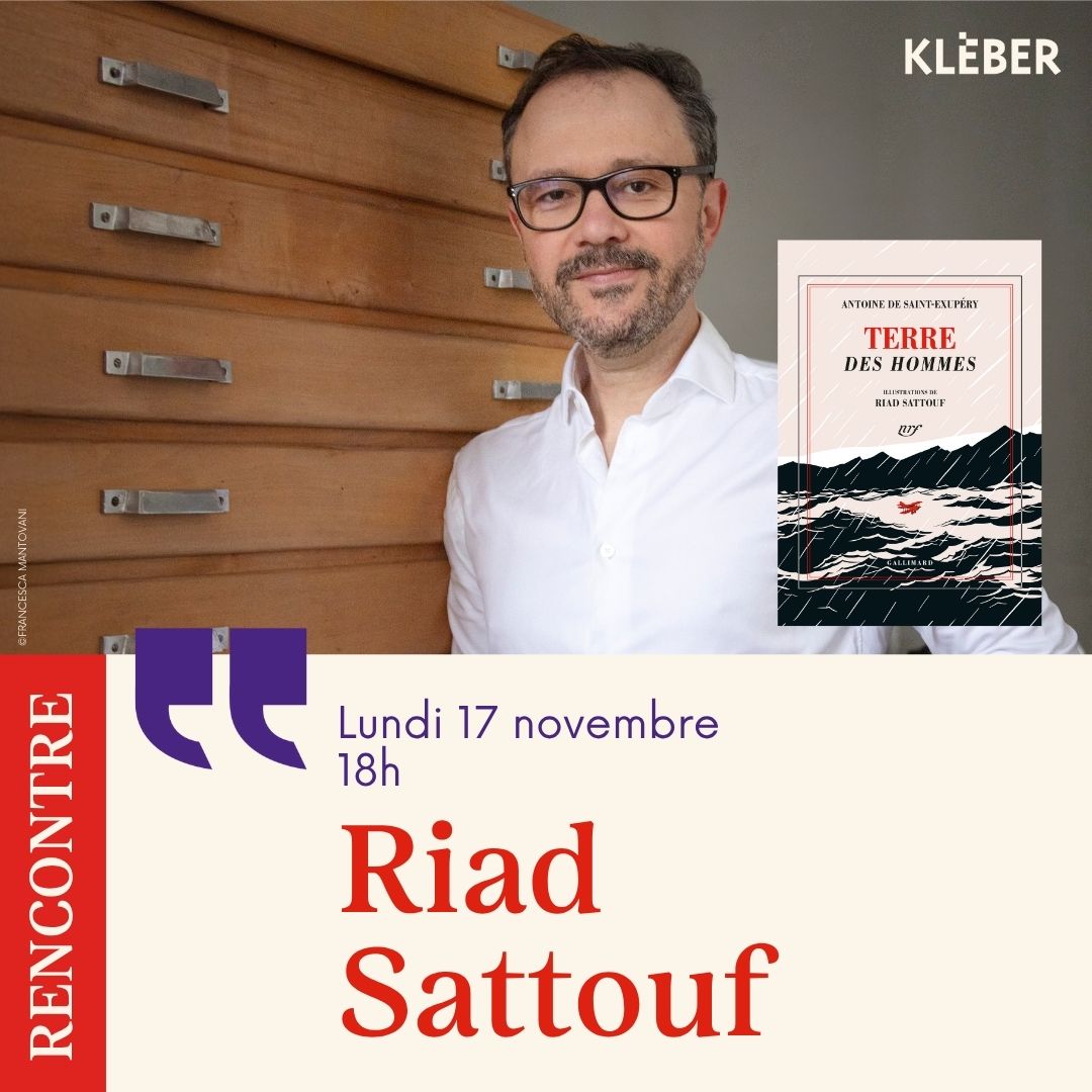 Visuel événement Rencontre avec Riad Sattouf