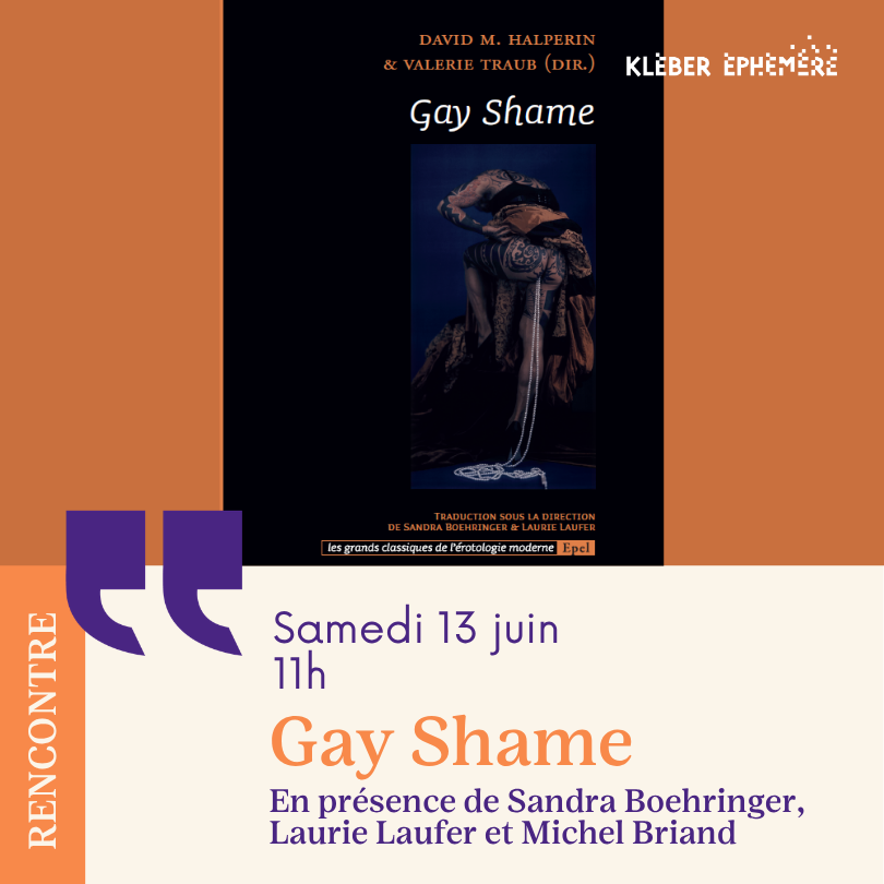 Rencontre autour de Gay Shame