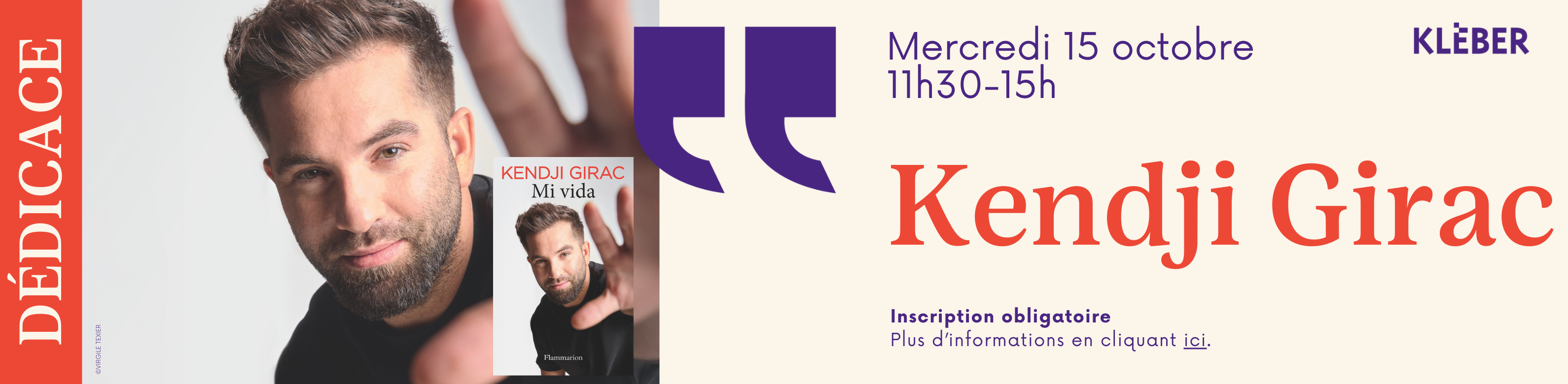 Dédicace avec Kendji Girac
