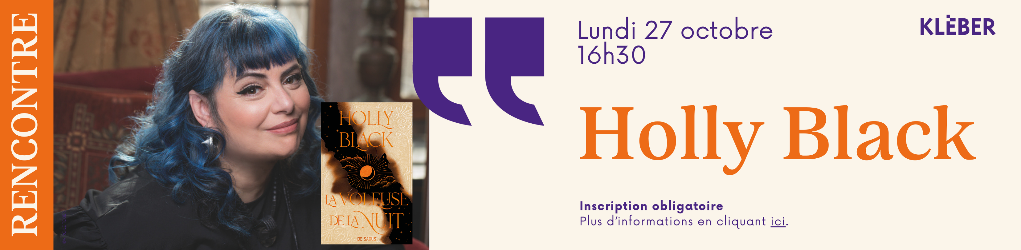 Rencontre et dédicace avec Holly Black