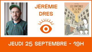 Visuel événement Jérémie Dres : rencontre BD !