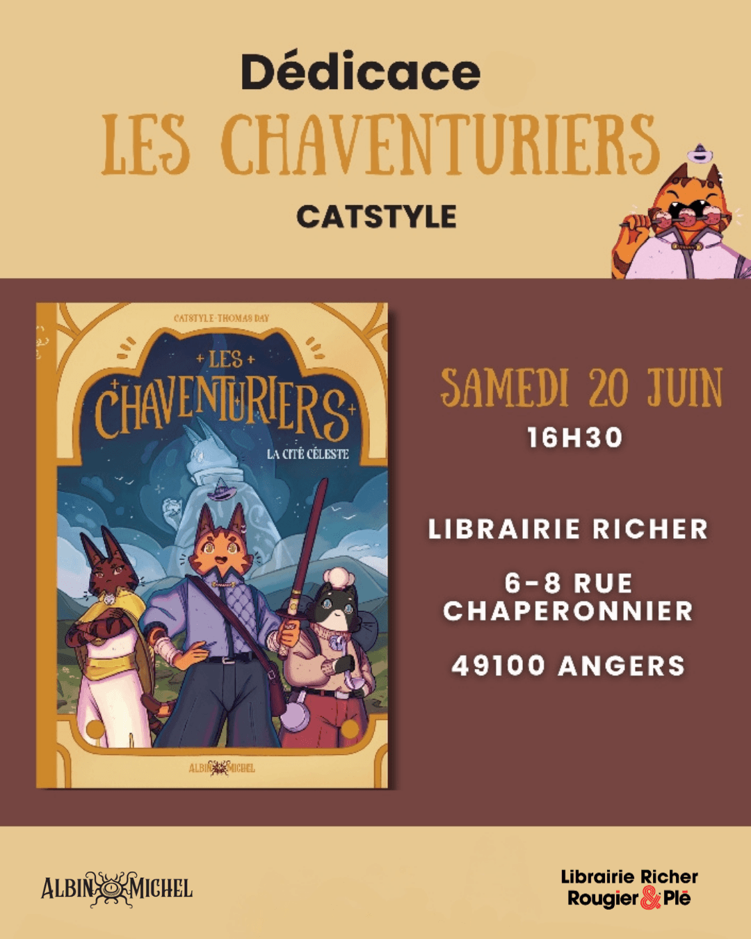Dédicace avec Catstyle