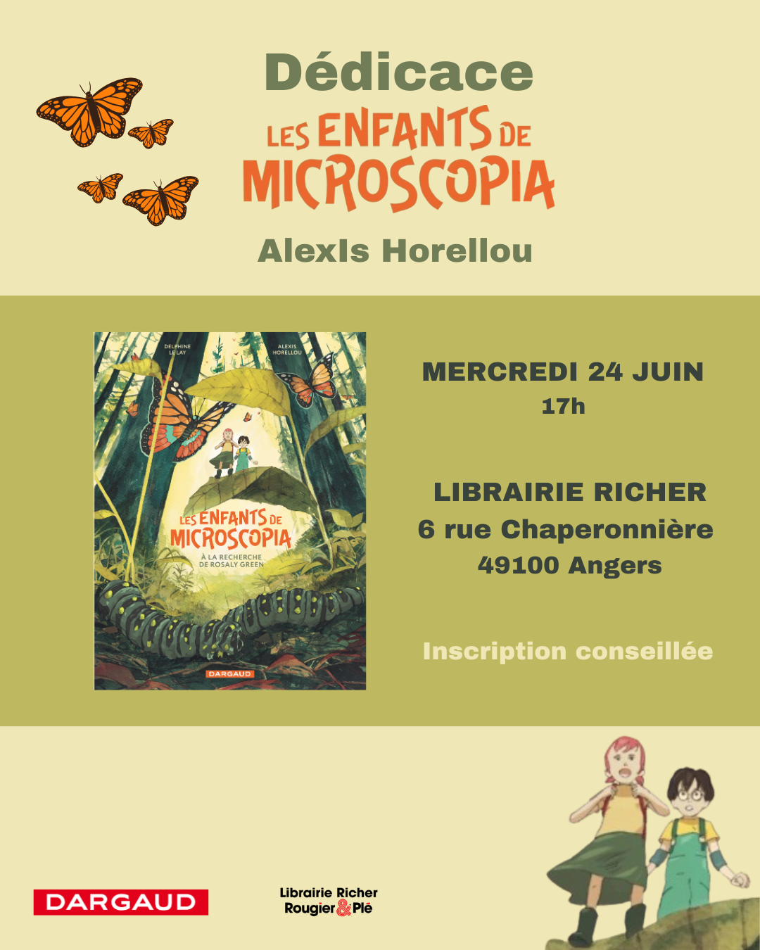 Dédicace avec Alexis Horellou
