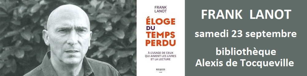 Frank Lanot à la bibliothèque A. de Tocqueville le 23 septembre
