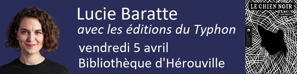 Lucie Baratte à la bibliothèque d'Hérouville le 5 avril