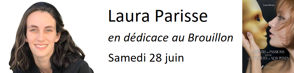 Laura Parisse en dédicace au Brouillon le 28 juin