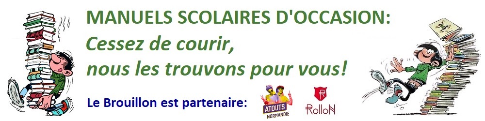 Les manuels scolaires d'occasion sont au Brouillon