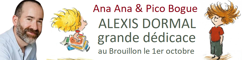 Alexis Dormal en dédicace au Brouillon le 1er octobre!