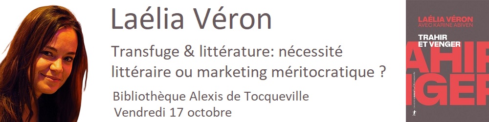 Laélia Véron à la bibli A de Tocqueville le 17 octobre