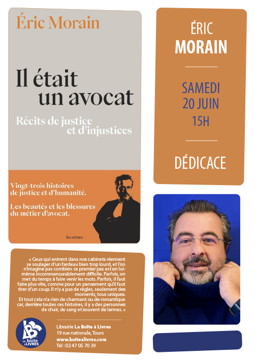 DÉDICACE avec ÉRIC MORAIN
