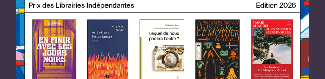 Prix des librairies independantes Edition 2026