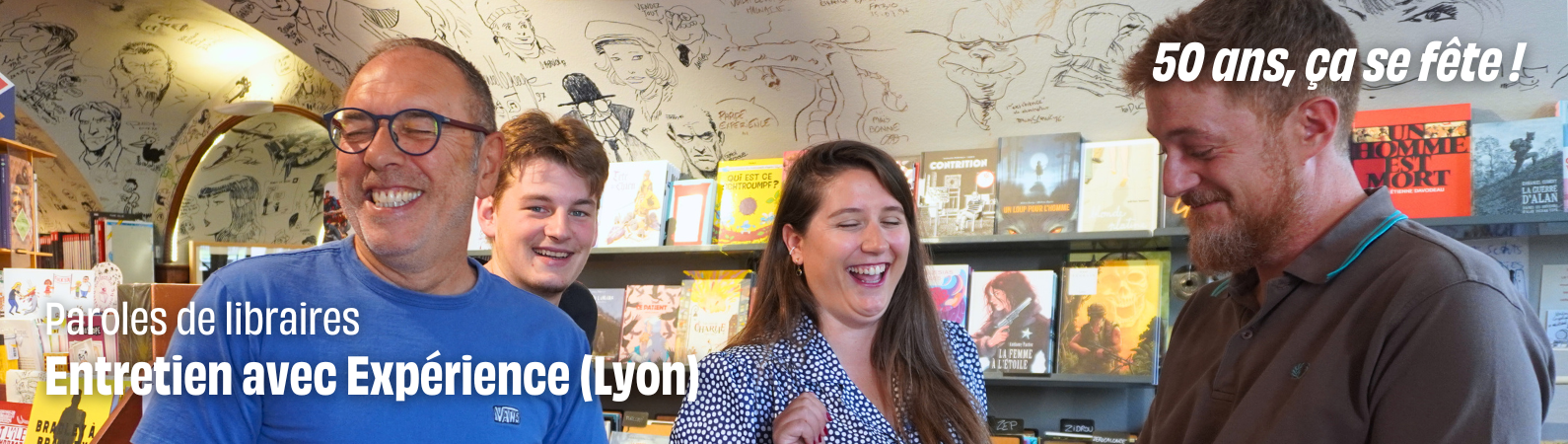 Indépendante depuis 1973 : découvrez la librairie Expérience, qui fête ses 50 ans cette année ! - nouvelle fenêtre