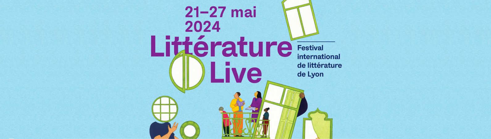 Participer au Litterature live festival - nouvelle fenêtre