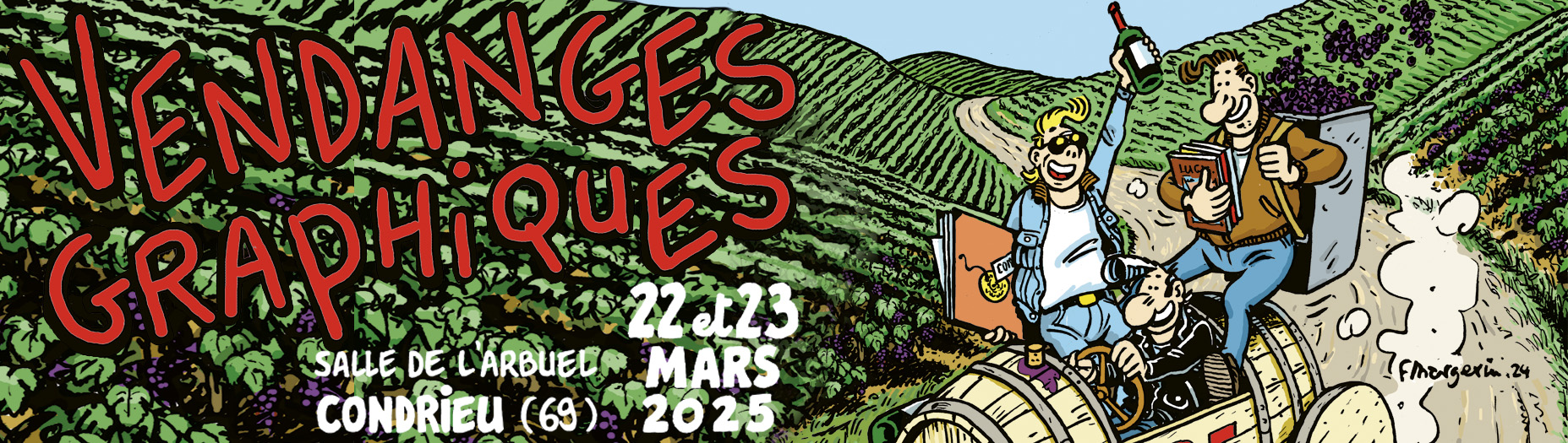 Découvrir le programme du festival "Vendanges graphiques" du 22 au 23 mars 2025 - nouvelle fenêtre