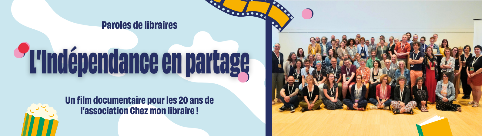 20 ans de l'association Chez mon libraire : découvrez notre film documentaire ! - nouvelle fenêtre