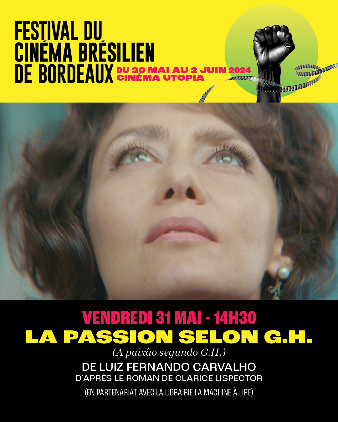 La Machine à Lire - Projection du film La Passion selon G.H.