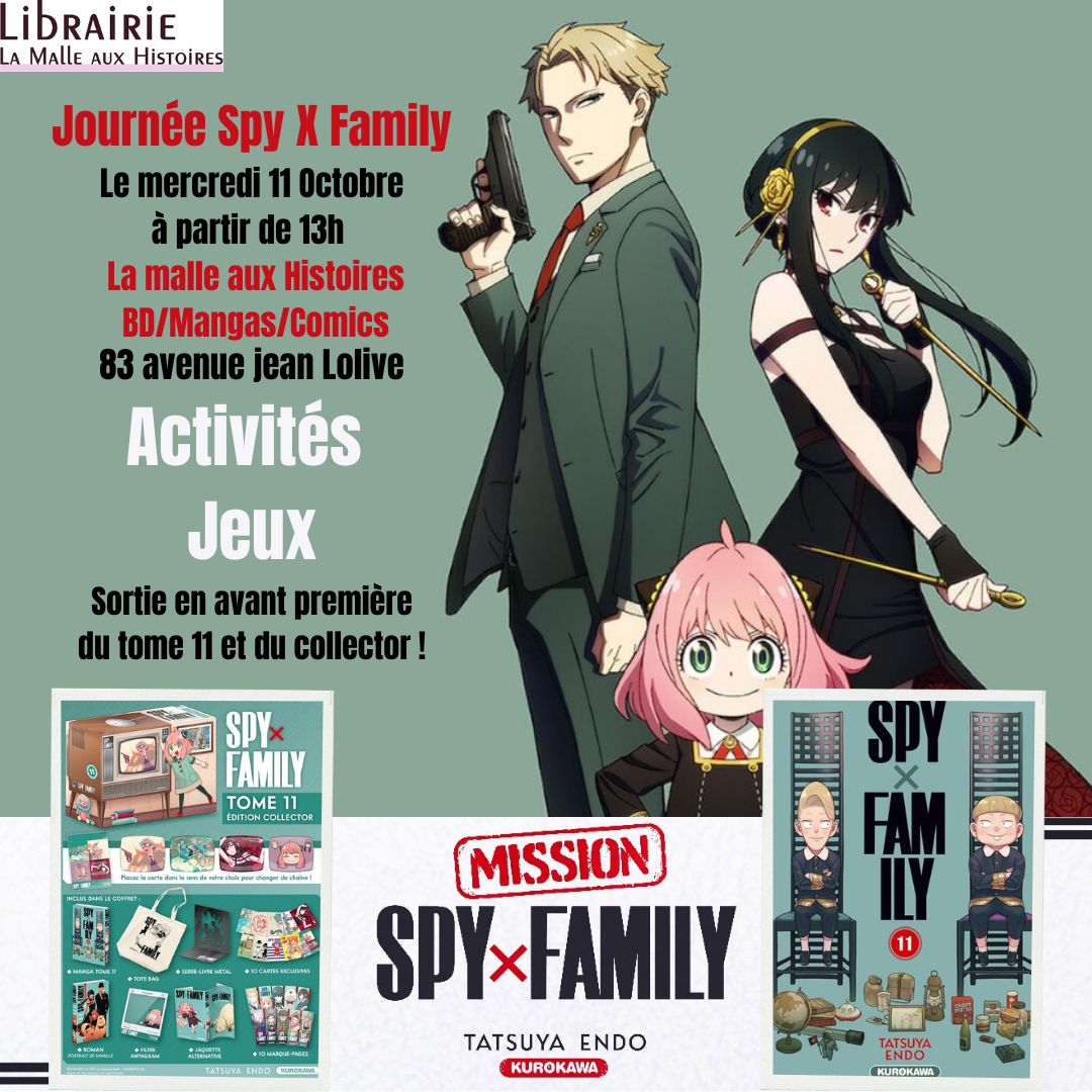 La Malle aux histoires - Mission Spy X Family