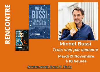 Librairie le Chat Pitre - Rencontre avec Michel Bussi