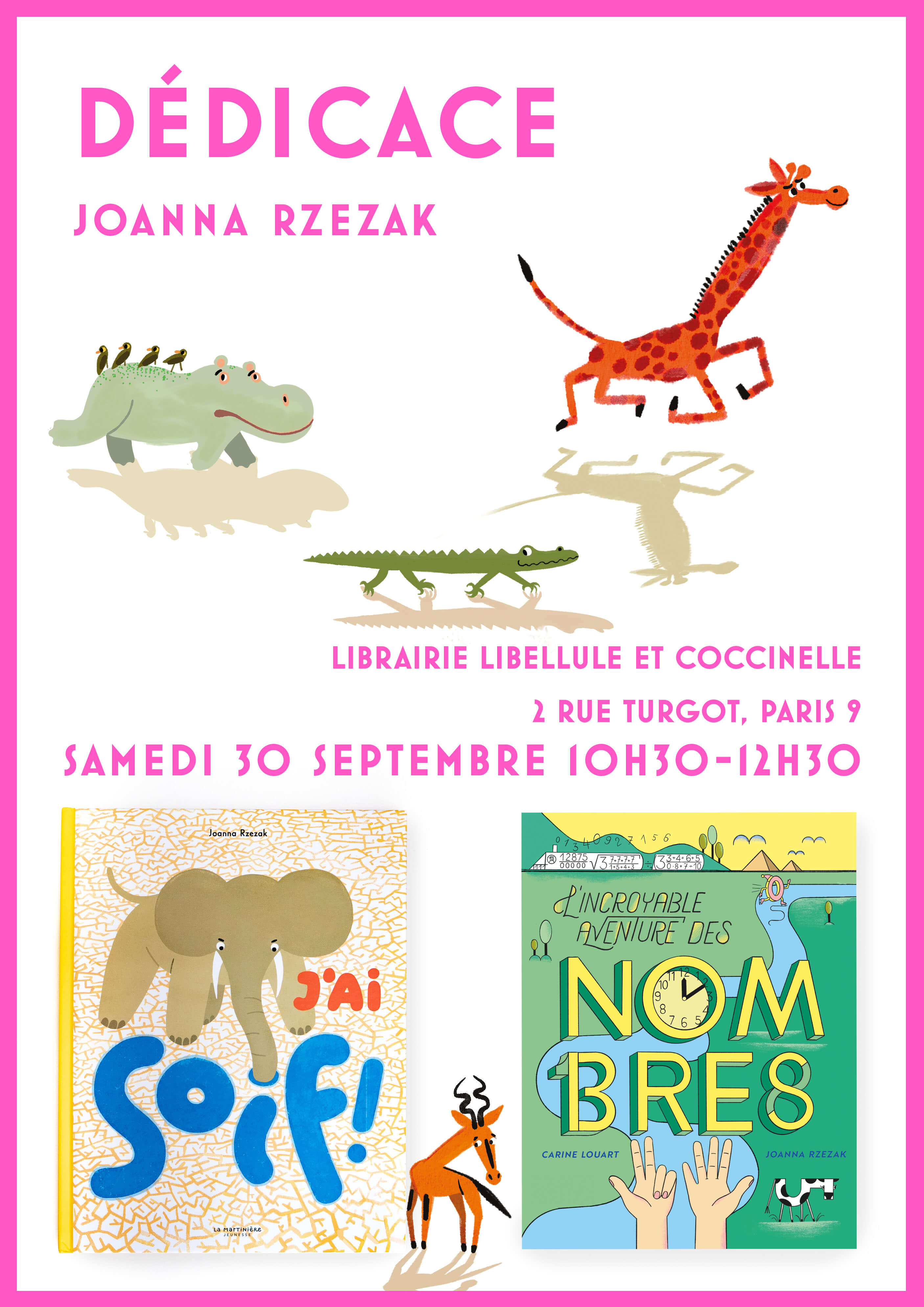 Libellule et Coccinelle Petit d jeuner D dicace de Joanna Rezazk