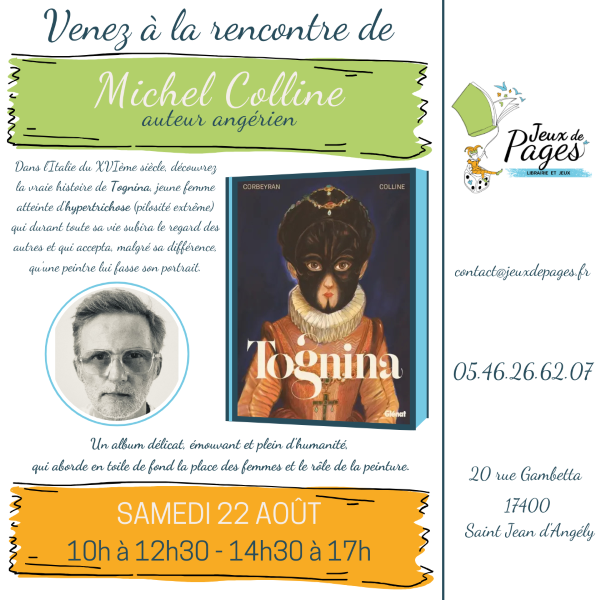 Dédicace avec Michel Colline