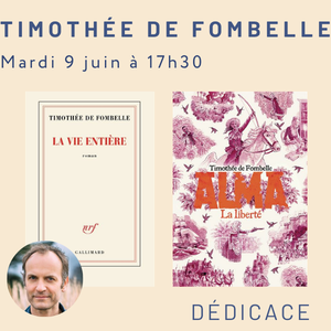 Dédicace avec Timothée de Fombelle