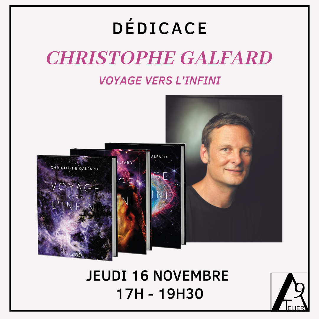 Librairie Atelier 9 - Dédicace avec Christophe Galfard