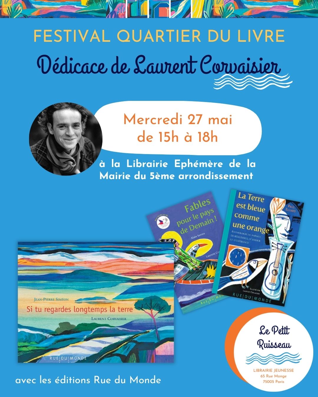 Dédicace du peintre-illustrateur Laurent Corvaisier