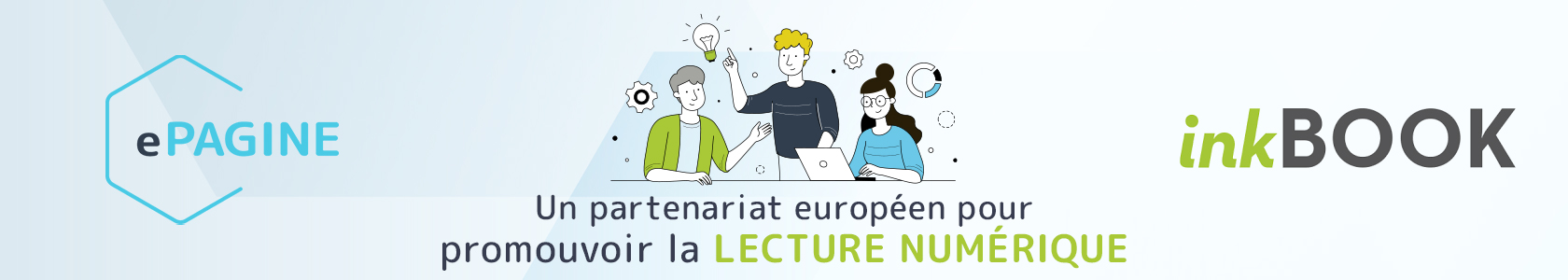 Image partenariat entre ePagine et inkBook