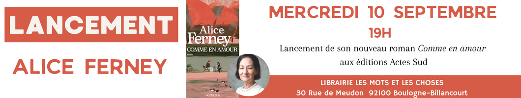 Lancement Alice Ferney