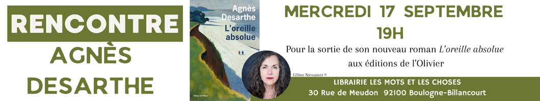 Rencontre Agnès Desarthe