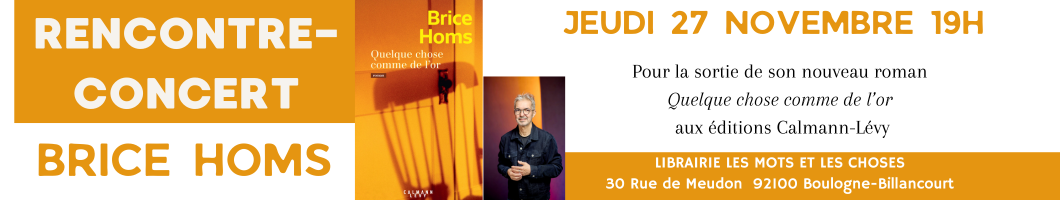 Rencontre concert avec Brice HOMS Rencontre concert avec Brice HOMS